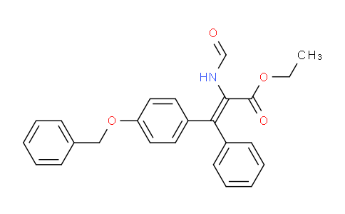 CAS No. 2006281-62-3, Ethyl 3-[4-(Benzyloxy)phenyl]-2-formamido-3-phenylacrylate
