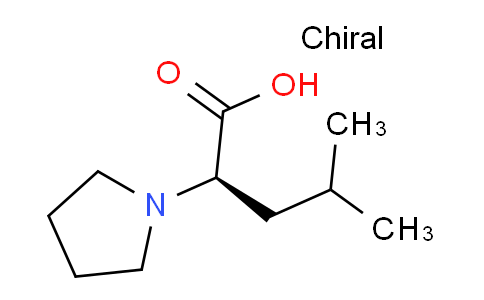 CAS No. 2006286-93-5, (R)-4-Methyl-2-(1-pyrrolidinyl)pentanoic Acid