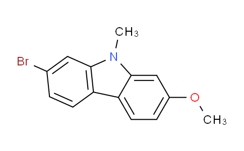 CAS No. 200878-51-9, 2-Bromo-7-methoxy-9-methyl-9H-carbazole