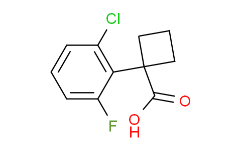 CAS No. 1037131-07-9, 1-(2-Chloro-6-fluorophenyl)cyclobutanecarboxylic Acid