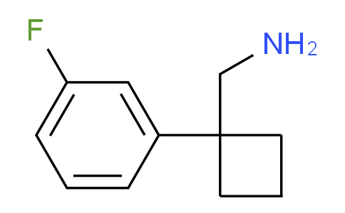 CAS No. 1037131-77-3, 1-(3-Fluorophenyl)cyclobutanemethanamine
