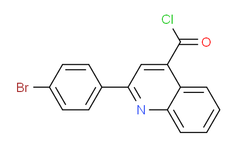 CAS No. 103914-53-0, 2-(4-Bromophenyl)quinoline-4-carbonyl chloride