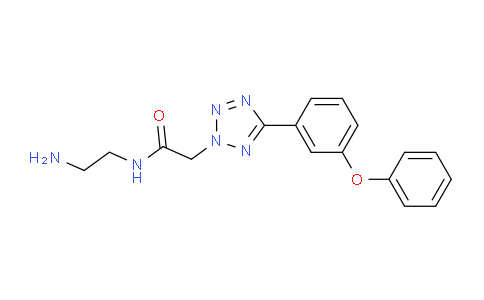 CAS No. 1305320-68-6, N-(2-Aminoethyl)-2-[5-(3-phenoxyphenyl)-2H-tetrazol-2-yl]acetamide