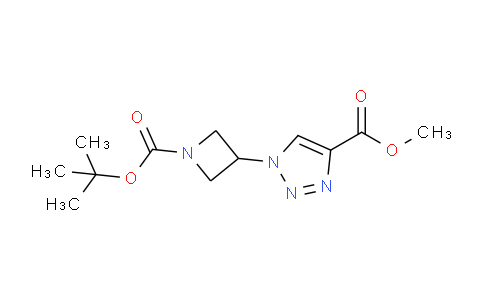 CAS No. 1306604-14-7, Methyl 1-(1-(tert-butoxycarbonyl)azetidin-3-yl)-1H-1,2,3-triazole-4-carboxylate
