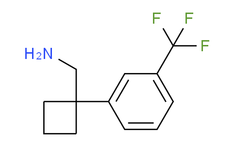 CAS No. 1039932-76-7, 1-[3-(Trifluoromethyl)phenyl]cyclobutanemethanamine