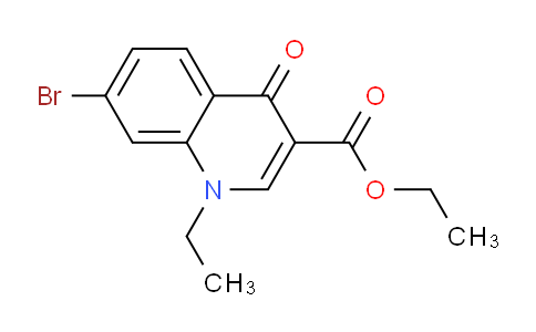 CAS No. 131993-96-9, Ethyl 7-Bromo-1-ethyl-4-oxo-1,4-dihydroquinoline-3-carboxylate