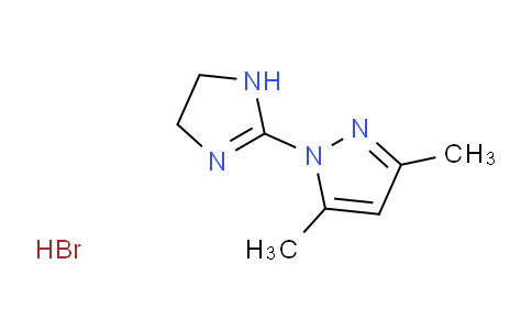 CAS No. 132369-02-9, 1-(4,5-Dihydro-1H-imidazol-2-yl)-3,5-dimethyl-1H-pyrazole hydrobromide