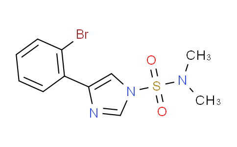 CAS No. 2006277-15-0, 4-(2-Bromophenyl)-N,N-dimethylimidazole-1-sulfonamide