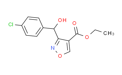 CAS No. 2006277-36-5, Ethyl 3-[(4-Chlorophenyl)(hydroxy)methyl]isoxazole-4-carboxylate
