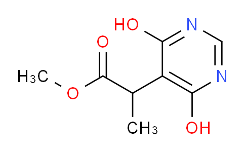CAS No. 2006277-39-8, Methyl 2-(4,6-Dihydroxy-5-pyrimidinyl)propanoate