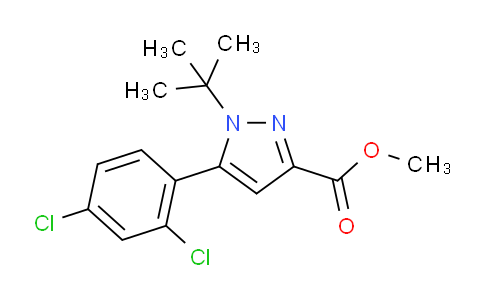 CAS No. 2006277-42-3, Methyl 1-(tert-Butyl)-5-(2,4-dichlorophenyl)pyrazole-3-carboxylate