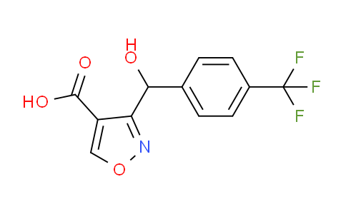 CAS No. 2006277-73-0, 3-[Hydroxy[4-(trifluoromethyl)phenyl]methyl]isoxazole-4-carboxylic Acid