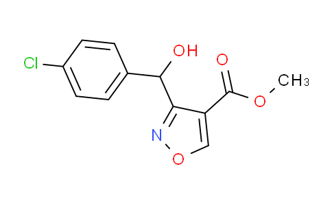 CAS No. 2006277-98-9, Methyl 3-[(4-Chlorophenyl)(hydroxy)methyl]isoxazole-4-carboxylate