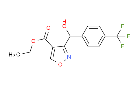 CAS No. 2006278-06-2, Ethyl 3-[Hydroxy[4-(trifluoromethyl)phenyl]methyl]isoxazole-4-carboxylate