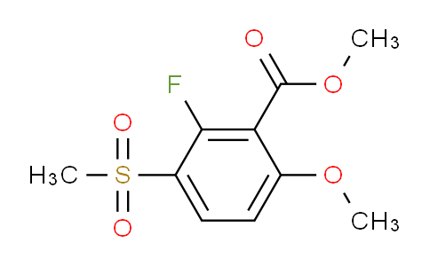 CAS No. 2006278-07-3, Methyl 2-Fluoro-6-methoxy-3-(methylsulfonyl)benzoate