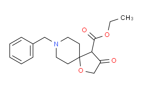 CAS No. 1454273-40-5, Ethyl 8-benzyl-3-oxo-1-oxa-8-azaspiro[4.5]decane-4-carboxylate