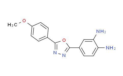 CAS No. 1137671-57-8, 4-[5-(4-Methoxy-phenyl)-[1,3,4]oxadiazol-2-yl]-benzene-1,2-diamine