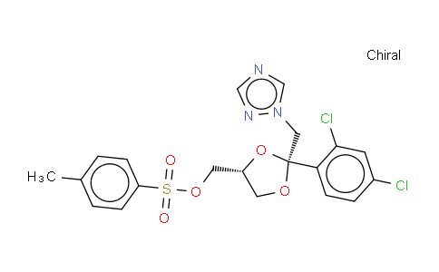 CAS No. 113770-65-3, (cis-2-((1H-1,2,4-Triazol-1-yl)methyl)-2-(2,4-dichlorophenyl)-1,3-dioxolan-4-yl)methyl 4-methylbenzenesulfonate