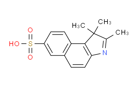CAS No. 113995-55-4, 1,1,2-Trimethyl-1H-benzo[e]indole-7-sulfonic acid