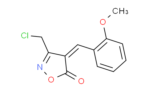 CAS No. 1142199-13-0, 3-(Chloromethyl)-4-(2-methoxybenzylidene)isoxazol-5(4H)-one