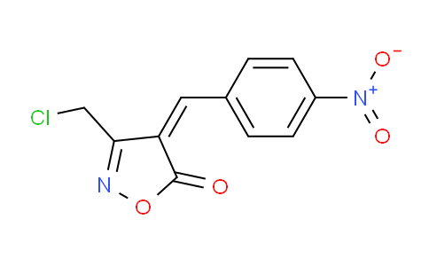CAS No. 1142199-30-1, 3-(Chloromethyl)-4-(4-nitrobenzylidene)isoxazol-5(4H)-one