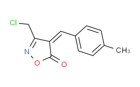 CAS No. 1142199-45-8, 3-(Chloromethyl)-4-(4-methylbenzylidene)isoxazol-5(4H)-one