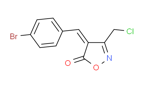 CAS No. 1142199-54-9, 4-(4-Bromobenzylidene)-3-(chloromethyl)isoxazol-5(4H)-one