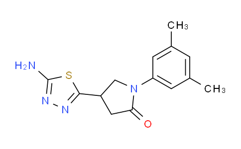 CAS No. 1142202-30-9, 4-(5-Amino-1,3,4-thiadiazol-2-yl)-1-(3,5-dimethylphenyl)pyrrolidin-2-one
