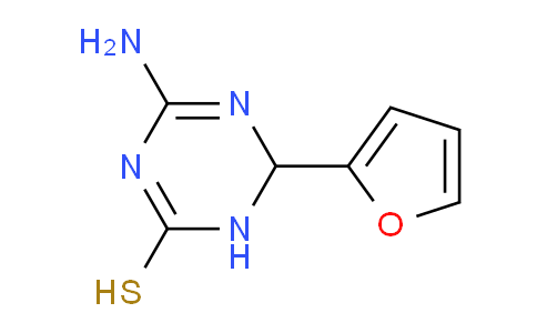 CAS No. 1142207-91-7, 4-Amino-6-(furan-2-yl)-1,6-dihydro-1,3,5-triazine-2-thiol