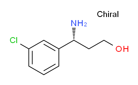 CAS No. 1213949-37-1, (R)-3-(3-CHLOROPHENYL)-BETA-ALANINOL