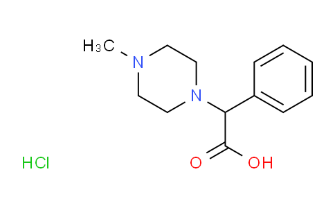 CAS No. 1214023-91-2, 2-(4-METHYLPIPERAZIN-1-YL)-2-PHENYLACETIC ACID HCL
