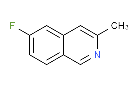 CAS No. 1221445-02-8, 6-Fluoro-3-methylisoquinoline