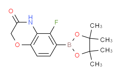CAS No. 1221496-98-5, 5-Fluoro-3-oxo-3,4-dihydro-2H-benzo[b][1,4]oxazine-6-boronic Acid Pinacol Ester