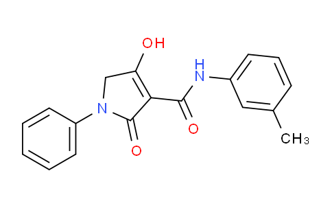 CAS No. 1221504-64-8, 4-Hydroxy-2-oxo-1-phenyl-N-(m-tolyl)-2,5-dihydro-1H-pyrrole-3-carboxamide