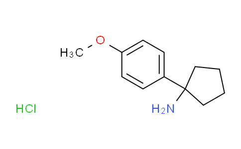 CAS No. 1221723-81-4, 1-(4-Methoxyphenyl)cyclopentanamine Hydrochloride