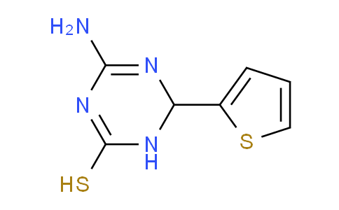 CAS No. 1142208-12-5, 4-Amino-6-(thiophen-2-yl)-1,6-dihydro-1,3,5-triazine-2-thiol
