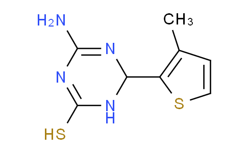 CAS No. 1142208-56-7, 4-Amino-6-(3-methylthiophen-2-yl)-1,6-dihydro-1,3,5-triazine-2-thiol