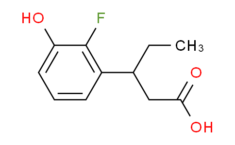 CAS No. 1142230-96-3, 3-(2-Fluoro-3-hydroxyphenyl)pentanoic Acid