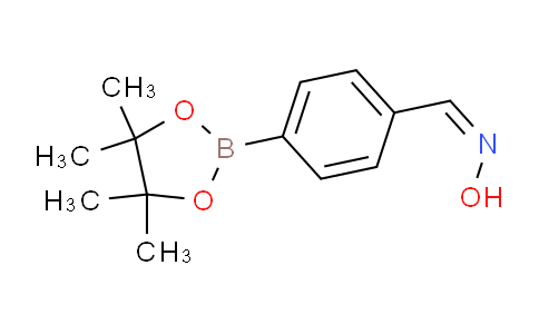 CAS No. 1374215-74-3, (Z)-4-(4,4,5,5-Tetramethyl-1,3,2-dioxaborolan-2-yl)benzaldehyde oxime