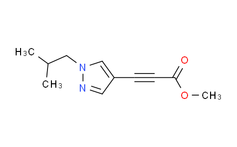 CAS No. 1354704-65-6, Methyl 3-(1-isobutyl-1H-pyrazol-4-yl)propiolate