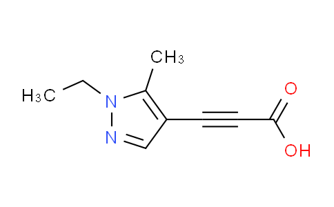 CAS No. 1354705-04-6, 3-(1-Ethyl-5-methyl-1H-pyrazol-4-yl)propiolic acid
