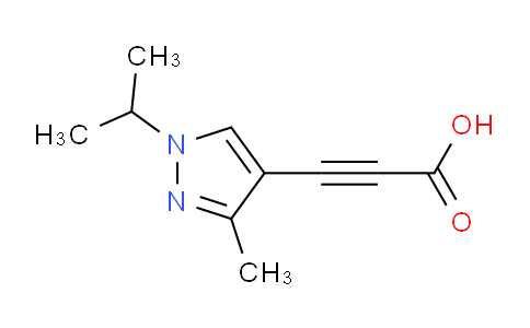 CAS No. 1354706-36-7, 3-(1-Isopropyl-3-methyl-1H-pyrazol-4-yl)propiolic acid