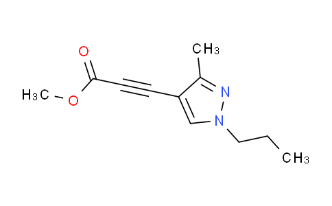 CAS No. 1354706-42-5, Methyl 3-(3-methyl-1-propyl-1H-pyrazol-4-yl)propiolate