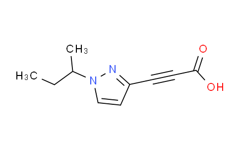 CAS No. 1354706-86-7, 3-(1-(sec-Butyl)-1H-pyrazol-3-yl)propiolic acid