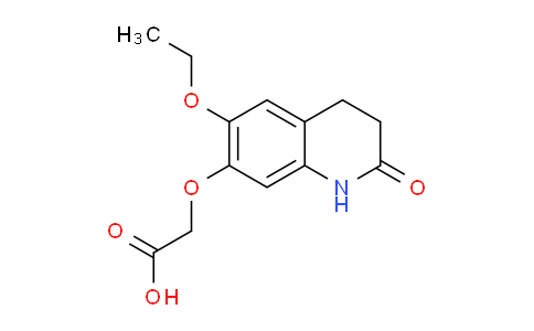 CAS No. 1211471-14-5, 2-((6-Ethoxy-2-oxo-1,2,3,4-tetrahydroquinolin-7-yl)oxy)acetic acid
