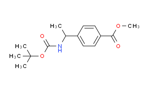 CAS No. 1211572-02-9, Methyl 4-[1-(Boc-amino)ethyl]benzoate