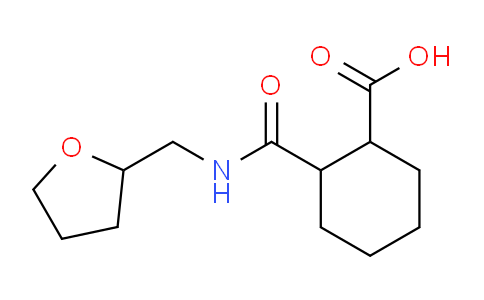 CAS No. 1212225-87-0, 2-(((Tetrahydrofuran-2-yl)methyl)carbamoyl)cyclohexanecarboxylic acid