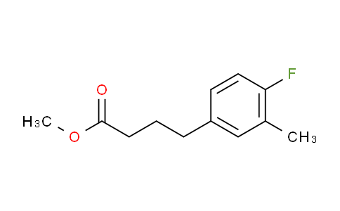 CAS No. 143655-54-3, Methyl 4-(4-Fluoro-3-methylphenyl)butanoate