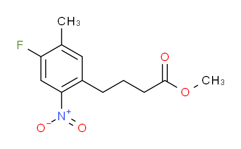 MC811083 | 143655-55-4 | Methyl 4-(4-Fluoro-5-methyl-2-nitrophenyl)butanoate