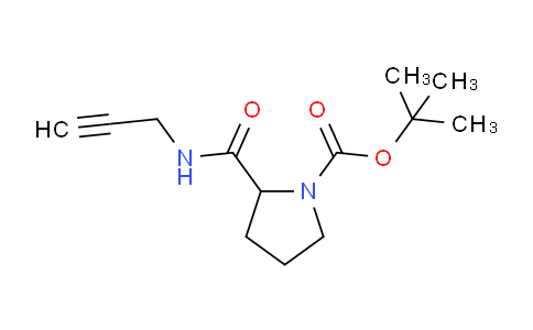 CAS No. 1437385-07-3, tert-Butyl 2-(prop-2-yn-1-ylcarbamoyl)pyrrolidine-1-carboxylate